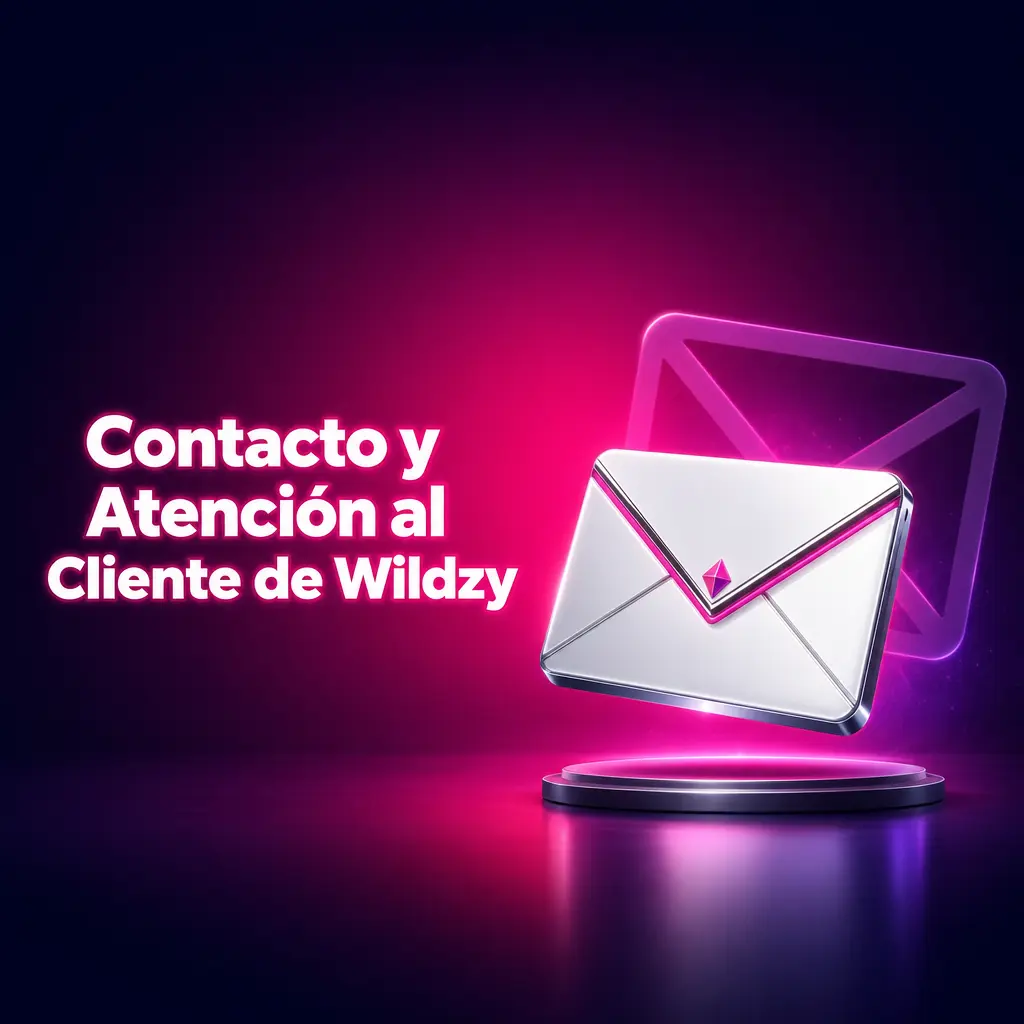Equipo de atención al cliente de Wildzy disponible 24/7 por chat en vivo y correo electrónico en España