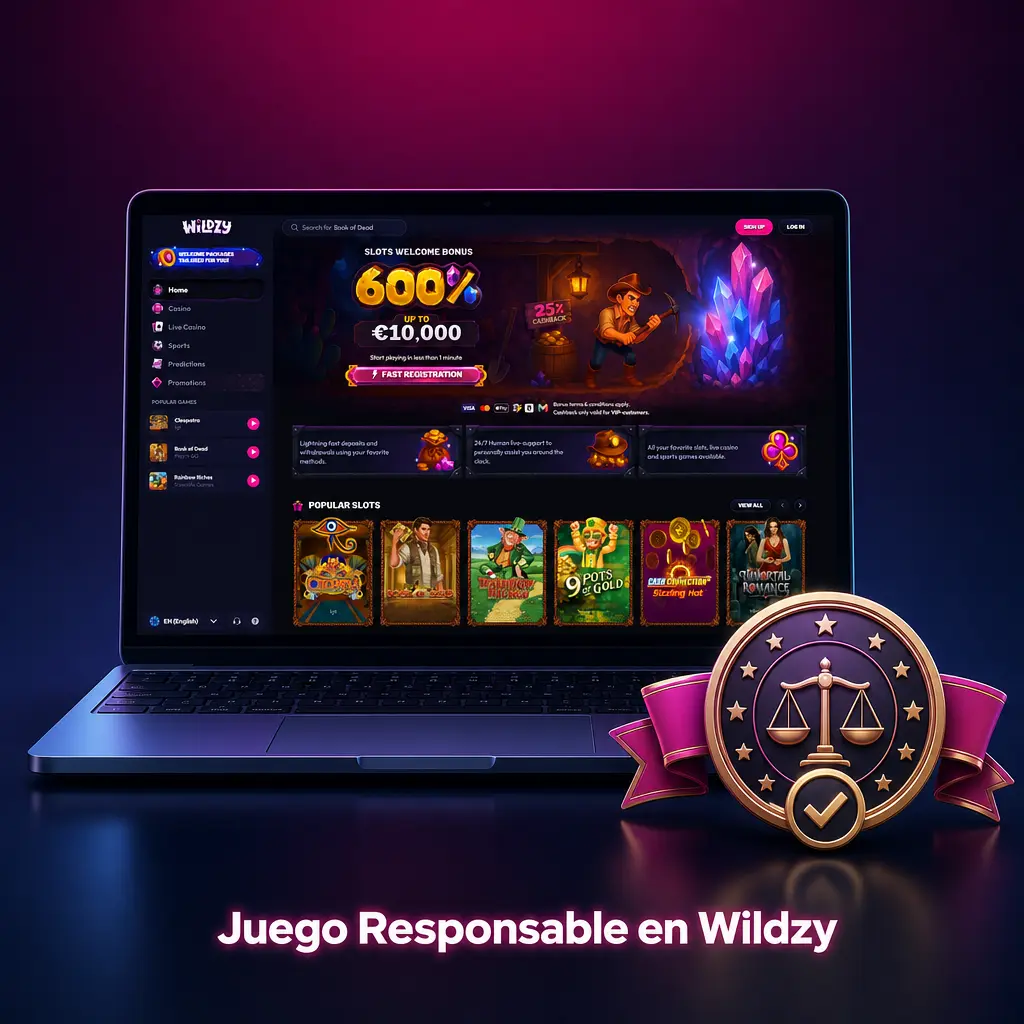 Herramientas de juego responsable en Wildzy España: límites, autoexclusión y recursos de apoyo disponibles