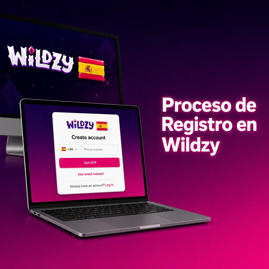 Proceso de registro en Wildzy: crea tu cuenta y obtén bono de bienvenida del 600% hasta 10.000 EUR