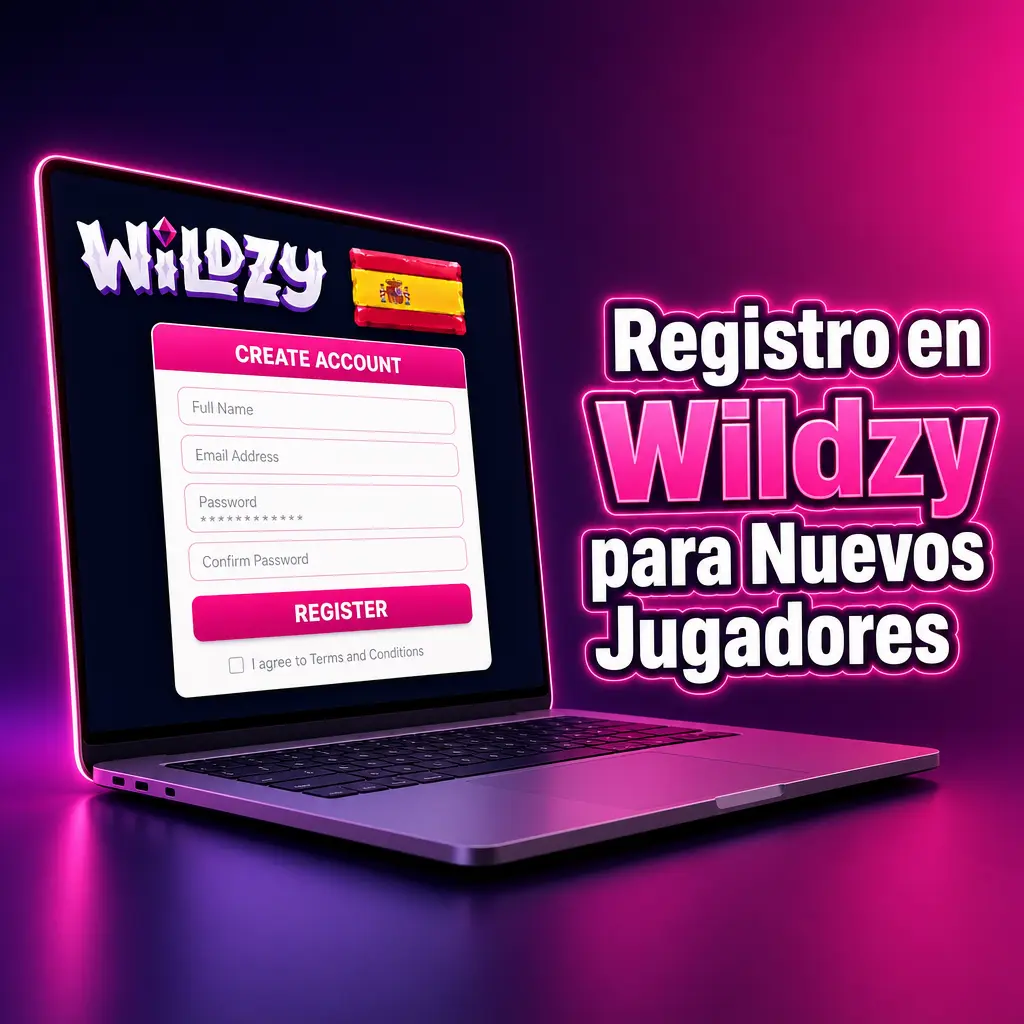 Guía de registro en Wildzy para nuevos jugadores españoles: formulario de alta y acceso a más de 8.000 juegos