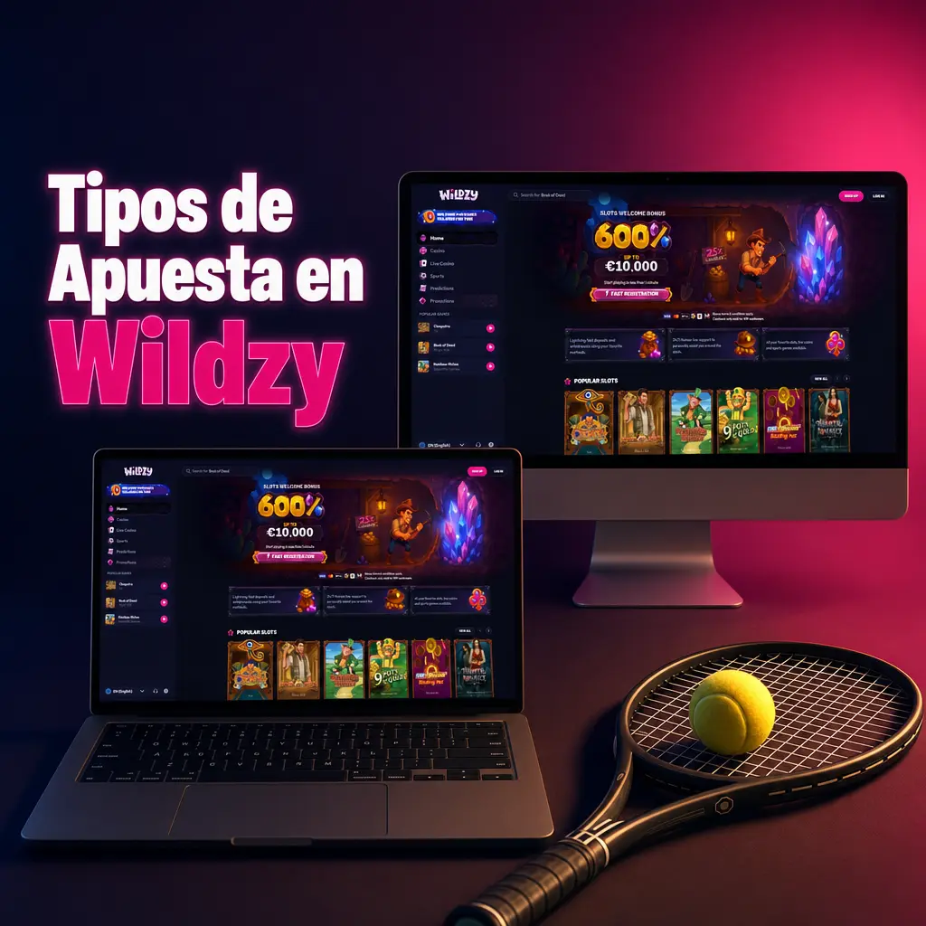 Tipos de apuesta en Wildzy: simple, combinada, sistema, cadena y doble oportunidad para jugadores en España