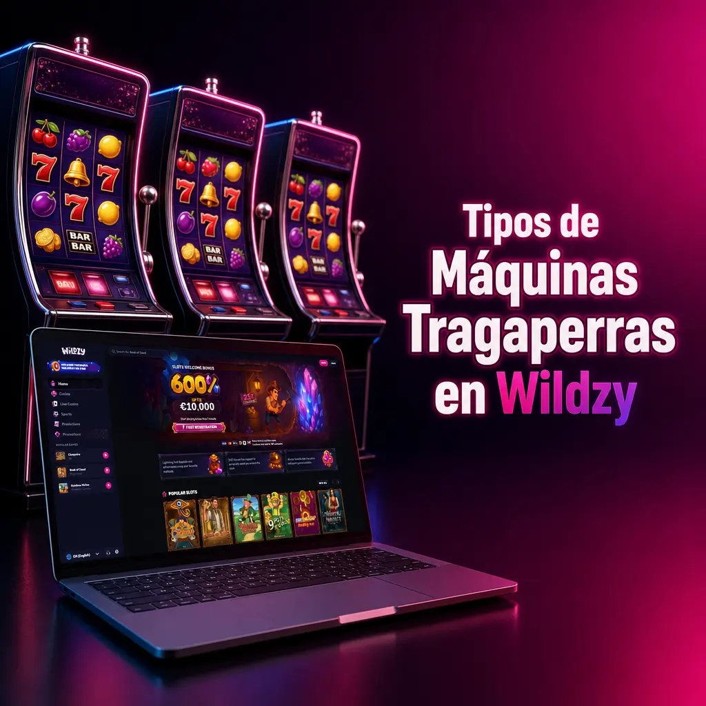 Tipos de máquinas tragaperras en Wildzy: clásicas, Megaways, jackpot progresivo, Buy Bonus y temática egipcia