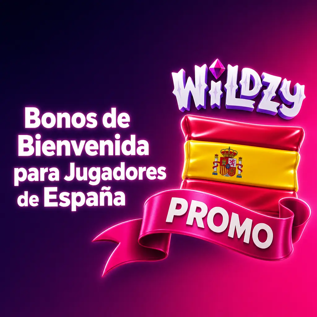 Bono de bienvenida Wildzy España: 600% hasta 10.000 EUR en slots para nuevos jugadores al primer depósito
