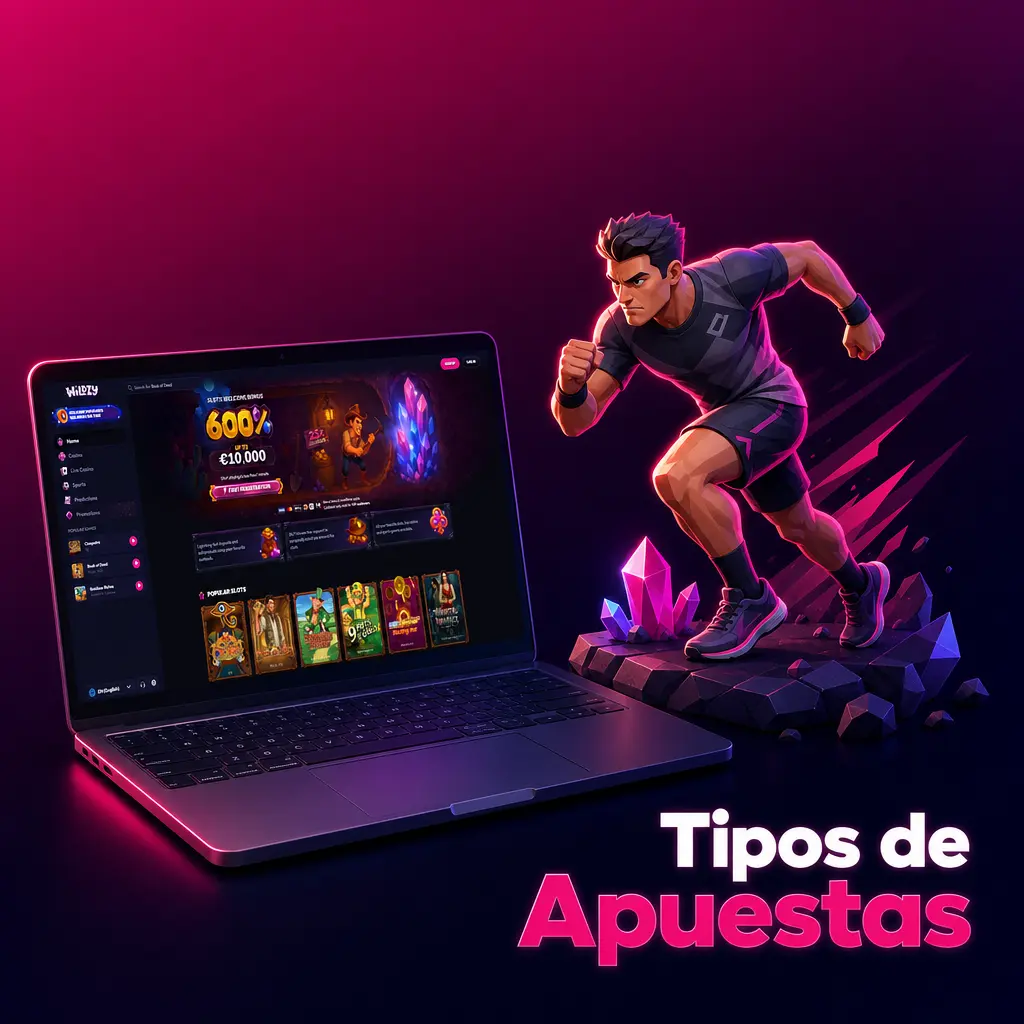 Diagrama con los tres tipos de apuestas en Wildzy: simple, sistema y combinada express